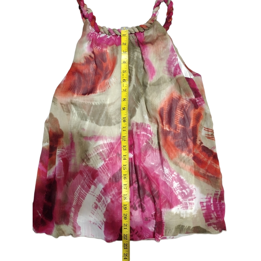 💥BOGO 50%💥 Pink Sleeveless Blouse size Medium Women's Clothing - Picture 3 of 8